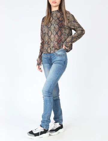 Blugi Bershka, albastru