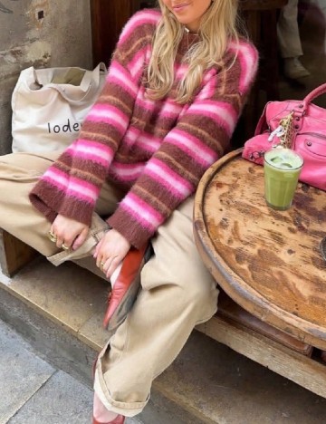 
						Pulover SHEIN, mix culori