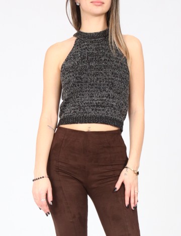 
						Top Bershka, negru