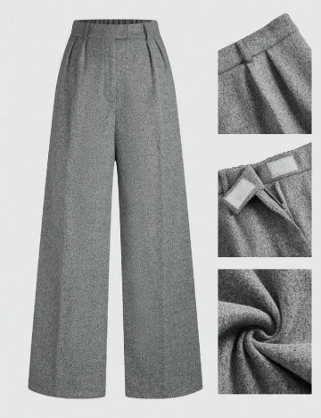 Pantaloni SHEIN CURVE, gri