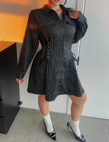 
						Rochie scurta SHEIN CURVE, negru