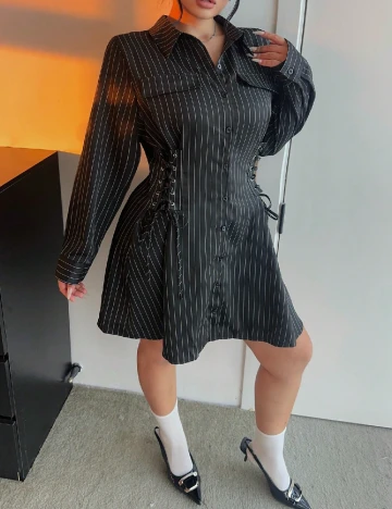 Rochie scurta SHEIN CURVE, negru