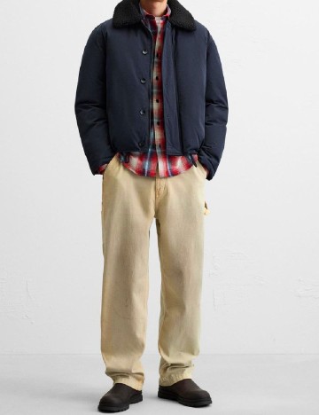 
						Blugi Zara, maro deschis