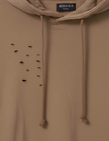 Hanorac Oversize Bershka, maro