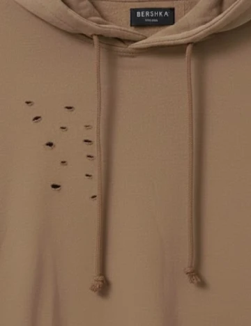 Hanorac Oversize Bershka, maro