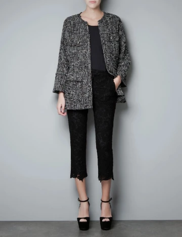 Jacheta Oversize Zara, mix culori