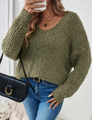 Pulover SHEIN, verde