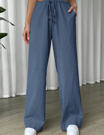 Pantaloni SHEIN, albastru