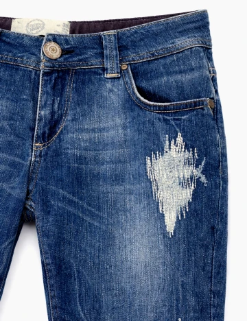 Blugi Bershka, albastru