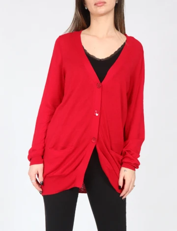 Cardigan Zara, rosu