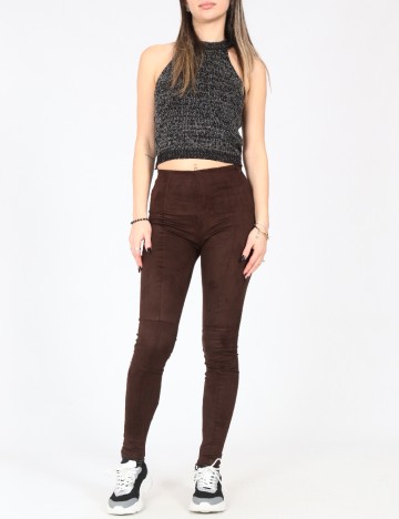 
						Pantaloni Bershka, maro