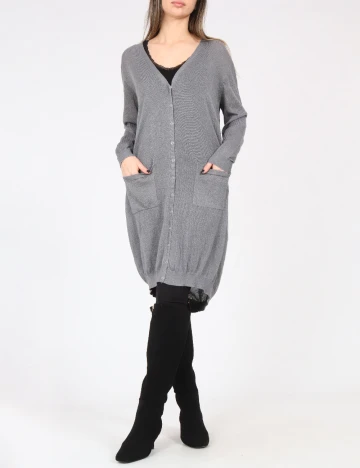 Cardigan Bershka, gri