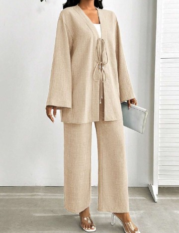 
						Compleu SHEIN CURVE, crem