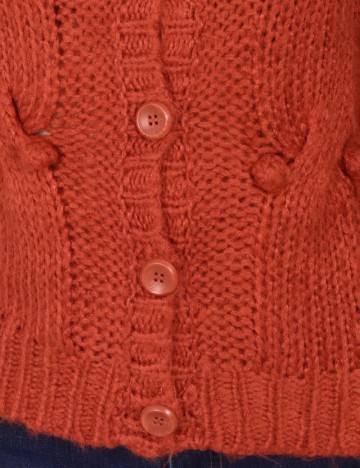 Cardigan Zara, caramiziu