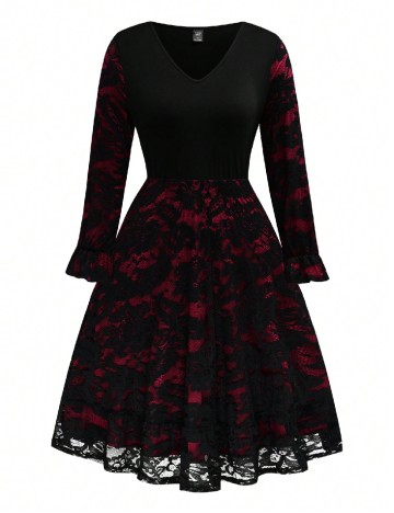 
						Rochie medie SHEIN CURVE, negru