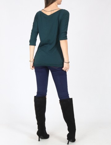 Bluza Bershka, verde inchis