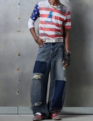 Blugi SHEIN, albastru