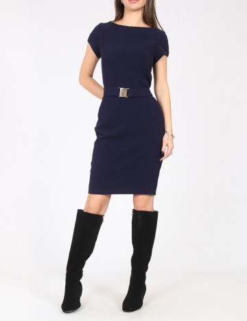 Rochie medie Zara, bleumarin