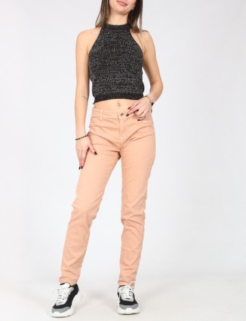 Blugi Bershka, roz pudra inchis