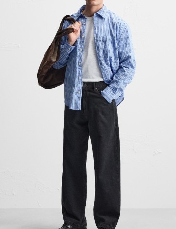 
						Camasa Zara, albastru