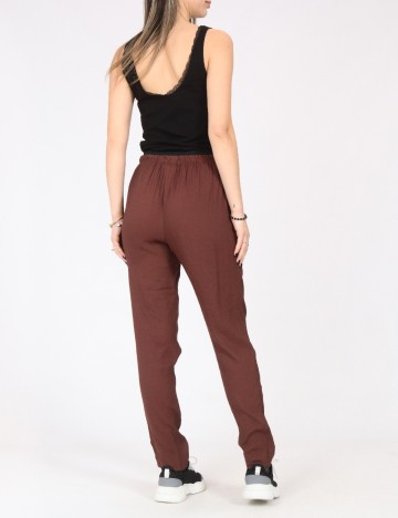 Pantaloni Zara, maro inchis