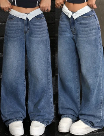 Blugi Shein Kids, albastru