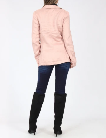 Sacou Zara, roz pudra