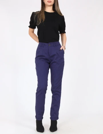 Pantaloni Bershka, bleumarin