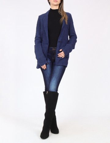 Sacou Zara, bleumarin