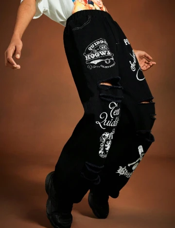 Blugi Shein Kids, negru