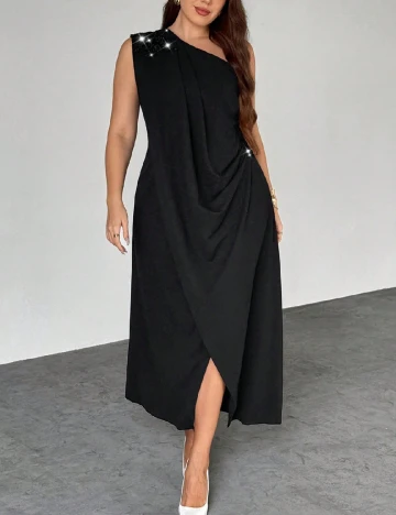 Rochie lunga SHEIN CURVE, negru