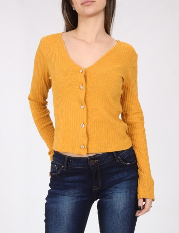 Cardigan Zara, galben