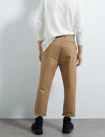 Pantaloni Zara, maro