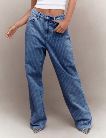 
						Blugi Missguided, albastru