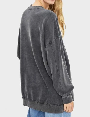 Bluza Oversize Bershka, gri