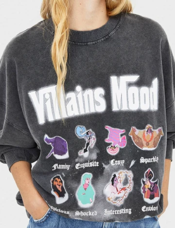 Bluza Oversize Bershka, gri