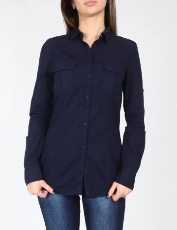 Camasa Zara, bleumarin