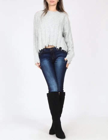 Pulover Bershka, gri