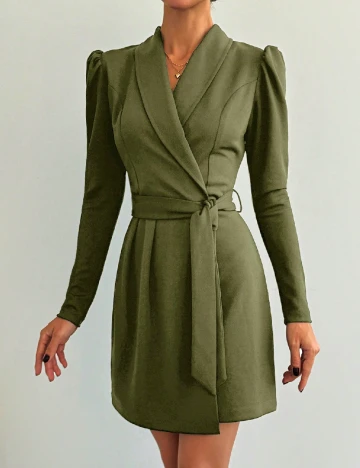 Rochie scurta SHEIN, verde