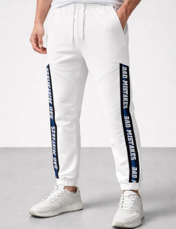 Pantaloni Zara, alb