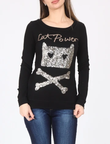 Bluza Bershka, negru