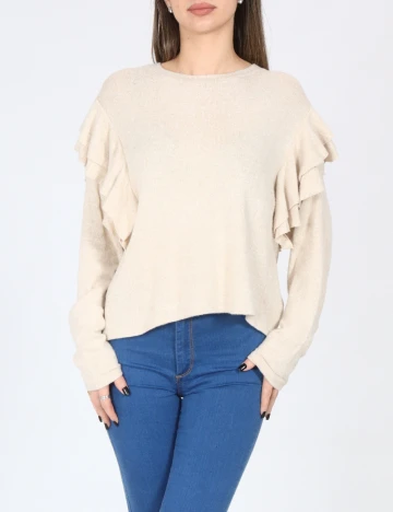 Bluza Bershka, crem