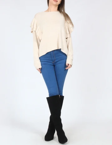 Bluza Bershka, crem