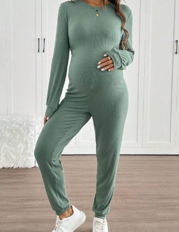 
						Salopeta SHEIN Maternity, verde