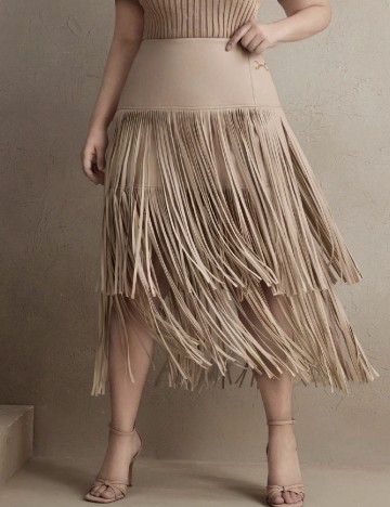 
						Fusta SHEIN CURVE, bej