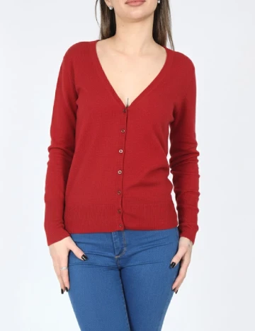 Cardigan Zara, rosu