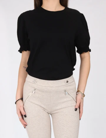 Pantaloni Bershka, crem