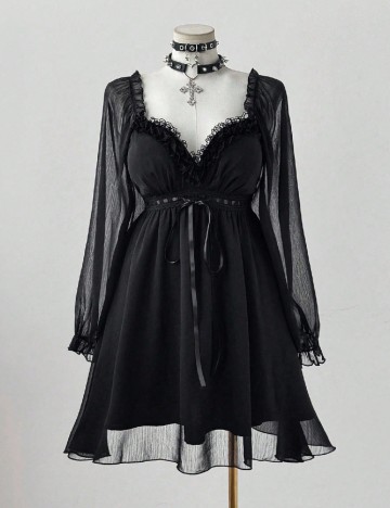 
						Rochie scurta SHEIN CURVE, negru