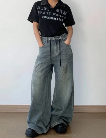 Blugi Dazy, albastru