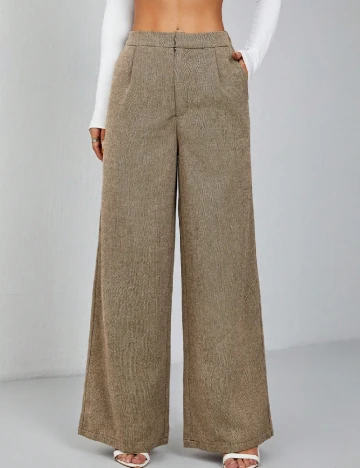 Pantaloni SHEIN, maro